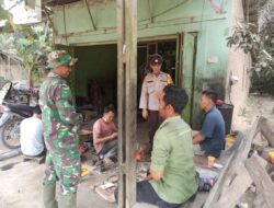 Polsek Langgam dan Koramil 09 Perkuat Sinergitas Jaga Keamanan Wilayah