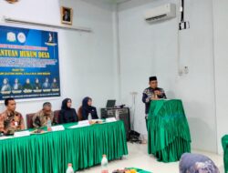 Kepala Desa di Dua Kecamatan Peureulak Barat Dan Timur Ikuti Sosialisasi Posbankum