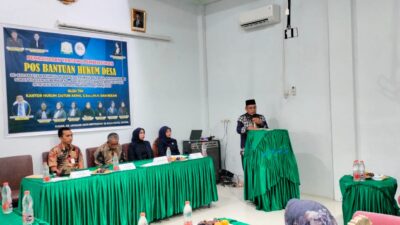 Kepala Desa di Dua Kecamatan Peureulak Barat Dan Timur Ikuti Sosialisasi Posbankum
