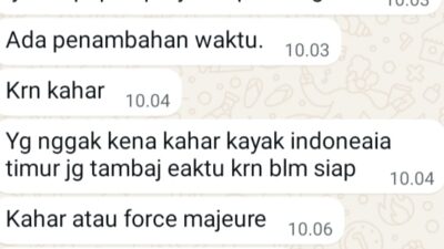 Setelah Di Lakukan Konfirmasi, Oleh Pihak Rekanan Kontraktor Pemilik Proyek Pembangunan Kampung Nelayan Merah Putih