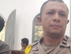Polsek Langgam Gelar Ibadah Minggu Kasih di Gereja HKI Tambak