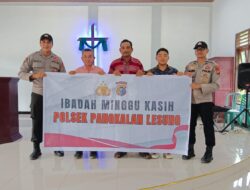 Ibadah Minggu Kasih Polsek Pangkalan Lesung: Wujud Kehadiran Polri di Tengah Jemaat