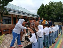 Launching MBG Sorek Satu di SMAN 1 Pangkalan Kuras