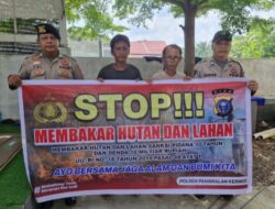 Cegah Karhutla, Polisi Patroli dan Sosialisasi Larangan Bakar Lahan di Pelalawan