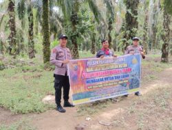Cegah Karhutla, Polisi Sosialisasikan Maklumat Kapolda Riau ke Warga Pangkalan Lesung