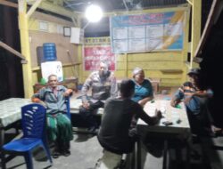 Patroli Malam Polsek Kerumutan Cegah Premanisme dan Balap Liar di Desa Bumi Makmur