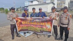 Antisipasi Karhutla, Polsek Kuala Kampar Sebar Maklumat Kapolda Riau