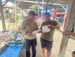 Cegah Karhutla, Polsek Kerumutan Sosialisasikan Maklumat Kapolda Riau