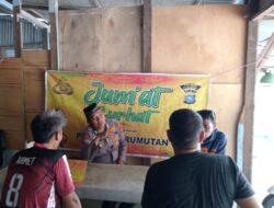 Jumat Curhat di Kerumutan, Polisi Dengarkan Keluhan Remaja dan Kamtibmas