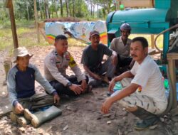 Polsek Bunut dan TNI Bersinergi Patroli Cegah Karhutla di Pelalawan