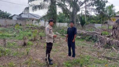 Bhabinkamtibmas Polsek Bunut Lakukan Silaturahmi Cooling System di Desa Merbau dan Keriung