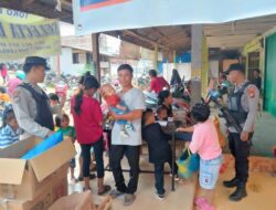 Polisi Turun ke Pasar Baru Ukui, Pedagang dan Pengunjung Merasa Aman