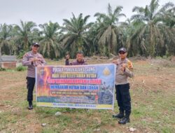 Patroli Polsek Pangkalan Lesung, Titik Api Nihil di Daerah Rawan Karhutla