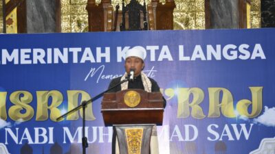 Pemko Langsa Gelar Tausiah Akbar Peringati Isra’ Mi’raj Nabi Muhammad SAW 1447 H