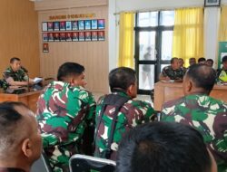 Dandim 0106/Aceh Tengah Pimpin Rapat Evaluasi Jembatan Yang Rusak Akibat terdampak Bencana