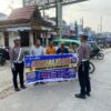 Polsek Pangkalan Kuras Sosialisasikan Tertib Berlalu Lintas di Jalan Lintas Timur