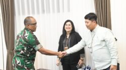 Danrem 044/Gapo Terima Kunjungan Silaturahmi Wakil Kepala Wilayah Bank Mandiri Sumsel