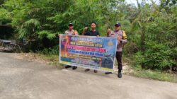 Warga Pangkalan Lesung Diedukasi Bahaya Karhutla oleh Polisi Pelalawan