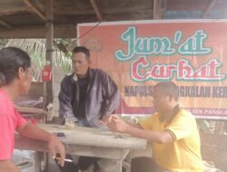 Jumat Curhat di Pelalawan, Warga Rantau Baru Soroti Jalan Langganan Banjir