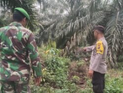 Polsek Langgam Perkuat Sinergitas dengan TNI untuk Jaga Kamtibmas