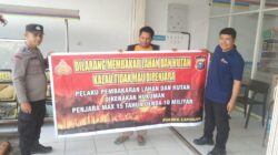 Polsek Langgam Sosialisasikan Larangan Membakar Hutan dan Lahan kepada Warga Segati