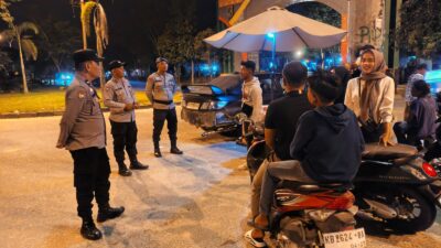Patroli KRYD, Polisi Sambangi Ruang Publik di Pangkalan Kerinci