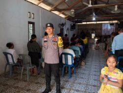 Polsek Langgam Gelar Minggu Kasih di Gereja, Wujudkan Kedekatan Polisi dan Jemaat