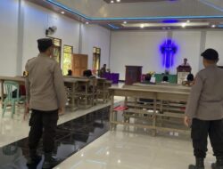 Minggu Kasih Polsek Pangkalan Lesung, Polisi Dorong Ibadah Aman dan Tertib