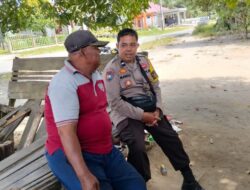 Bhabinkamtibmas Polsek Bunut Ajak Warga Sialang Godang Bijak Gunakan Medsos