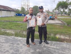 Antisipasi Karhutla, Polisi Kuala Kampar Sebar Maklumat Kapolda Riau