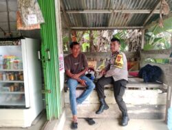 Polsek Bunut Sambangi Warga, Ajak Jaga Keamanan dan Cegah Karhutla