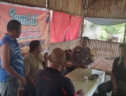 Jumat Curhat di Pangkalan Kerinci, Polisi Ajak Warga Jaga Kamtibmas