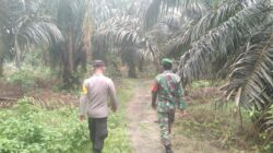 Polsek Langgam dan Koramil 09 Jalin Sinergitas, Jaga Kamtibmas Tetap Kondusif