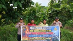 Cegah Karlahut, Polsek Pangkalan Lesung Himbau Warga Tidak Bakar Lahan
