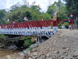 Jembatan Bailey Pepayungan Angkup–Roteh Rampung 100 Persen, Akses Warga Kembali Normal