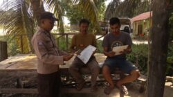 Bhabinkamtibmas Langgam Sambangi Warga, Sampaikan Himbauan Kamtibmas