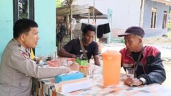 Bhabinkamtibmas Polsek Bunut Bagikan Maklumat Kapolda Riau, Perkuat Cooling System