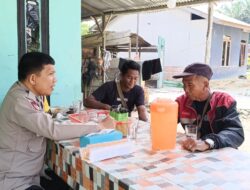 Bhabinkamtibmas Polsek Bunut Bagikan Maklumat Kapolda Riau, Perkuat Cooling System