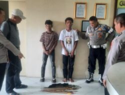 Polsek Tamalate Amankan Dua Remaja Pembawa Busur, Diduga Untuk Barter Sabu
