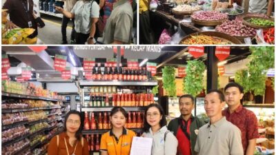 Jaga Stabilkan Harga 14 Poting Jelang Hari Raya Keagamaan, Satgas Saber Pangan Polda Bali Gelar Sidak Pasar