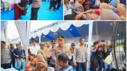 Tinjau Hunian Sementara Korban Bencana di Tapteng, Kapolri-Ketua Komisi IV Salurkan 16 Truk Bantuan Kemanusiaan