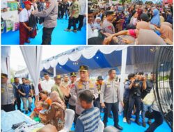 Tinjau Hunian Sementara Korban Bencana di Tapteng, Kapolri-Ketua Komisi IV Salurkan 16 Truk Bantuan Kemanusiaan