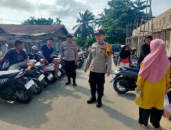 Polsek Pangkalan Kuras Intensifkan Patroli Cegah Kejahatan Jalanan