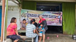 Minggu Kasih Polsek Kerumutan, Polisi Sampaikan Pesan Kamtibmas ke Jemaat Katolik