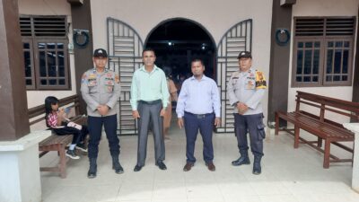 Patroli Pengamanan Rumah Ibadah Gereja di Wilayah Hukum Ukui
