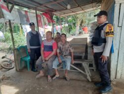 Jaga Kamtibmas, Polsek Ukui Gelar Patroli Rutin di Kelurahan Ukui