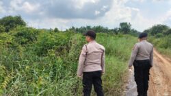 Patroli Daerah Rawan, Polsek Pangkalan Kerinci Perkuat Pencegahan Kebakaran Lahan
