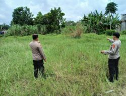 Polisi Gencarkan Sosialisasi Antisipasi Karhutla di Sorek Satu Pelalawan