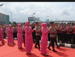 Polda Sumsel Gelar Penyambutan Kapolda Baru, Penyerahan Pataka, dan Pelepasan Kapolda Lama