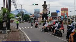 Ciptakan Ketertiban dan Kelancaran Arus Lalulintas,  Personil Lantas Laksanakan Gatur Pagi di Ktl 1 Subagan